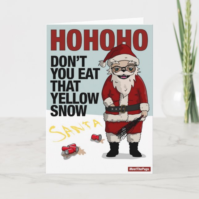 CHRISTMAS FEIERTAGSKARTE (Vorderseite)