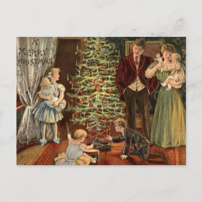 Christmas Feiertagspostkarte (Vorderseite)