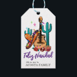 Christmas Feliz Navidad Cactus Sombrero Geschenkanhänger<br><div class="desc">Dieses Design kann in dem Bereich personalisiert werden, der durch das Ändern des Fotos und/oder Textes zur Verfügung gestellt wird. Sie können auch angepasst werden, indem Sie auf Vorlage personalisieren klicken und dann auf die Schaltfläche klicken, um weitere Optionen anzupassen, um die Hintergrundfarbe zu löschen oder zu ändern, Text hinzuzufügen,...</div>