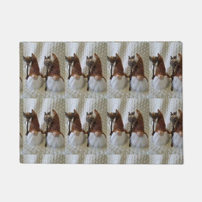 **CHRISTMAS FINNISCH GNOMES** FUßMATTE (Vorderseite)