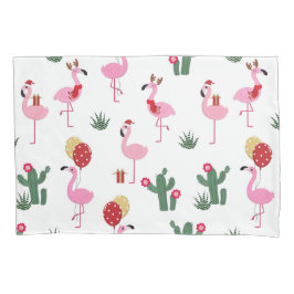 Christmas Flamingo Party | Urlaub Kissenbezug