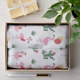 Christmas Flamingo Party | Urlaub Seidenpapier