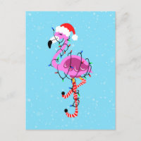 Christmas Flamingo