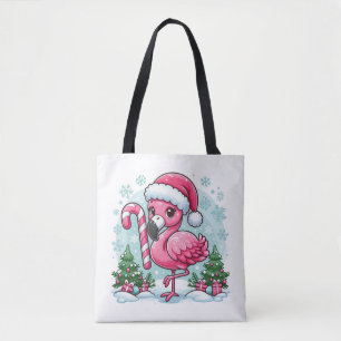 Christmas Flamingo Sublimation Tasche