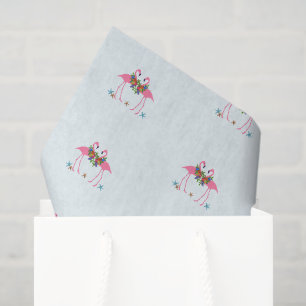 Christmas Flamingos Starfish Seidenpapier