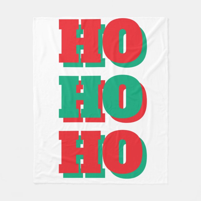 Christmas Fleece Blanket (Vorderseite)