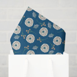 Christmas Flower gift wrap Seidenpapier