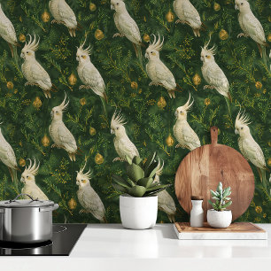 Christmas Forest Wallpapers Cockatoos Tapete