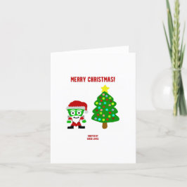 Christmas FrankenCheese Small Grußkarte Karte