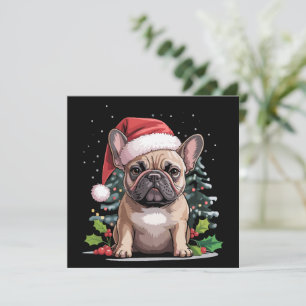 Christmas French Bulldog Lover Dog Mama Funny Feiertagskarte