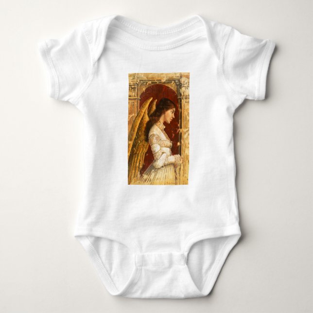 Christmas Fresco Angel Baby Strampler (Vorderseite)