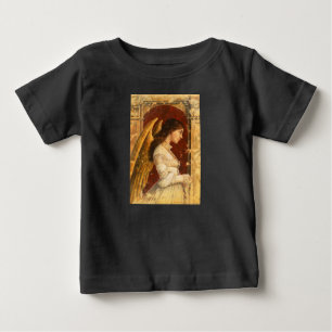 Christmas Fresco Angel Baby T-shirt