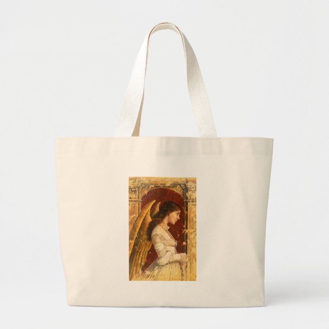 Christmas Fresco Angel Jumbo Stoffbeutel (Vorne)