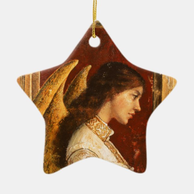 Christmas Fresco Angel Keramikornament (Vorne)