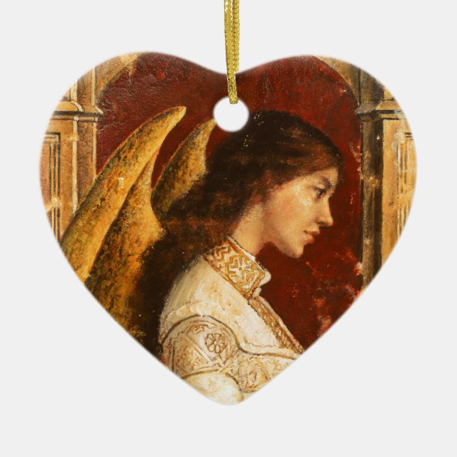 Christmas Fresco Angel Keramikornament (Vorne)