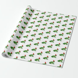 Christmas Frogs Wrapping Paper Geschenkpapier