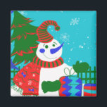 CHRISTMAS FUN MAGNETS - SNOWMAN ARTWORK - GIFTS MAGNET<br><div class="desc">CHRISTMAS FUN MAGNETS - SNOWMAN ARTWORK - EINZIGARTIGE GIFTS - KITCHEN - BÜRO - KLEINE GESCHENKE Holen diesen Magneten für alle Ihre Freunde und Familie. Lass die Strümpfe in diesem Jahr. Sie können das auf den Kühlschrank oder das Büro auf einen Schrank stecken. Es ist lustig, hell, fröhlich und bezaubernd....</div>