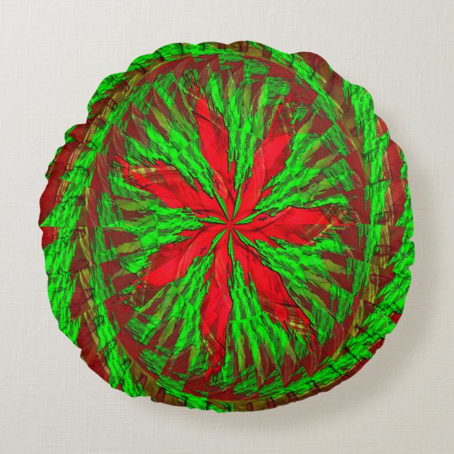 Christmas fun..... rundes kissen (Vorderseite)
