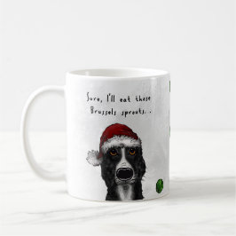 Christmas Funny Border Collie Tasse - Sprouts