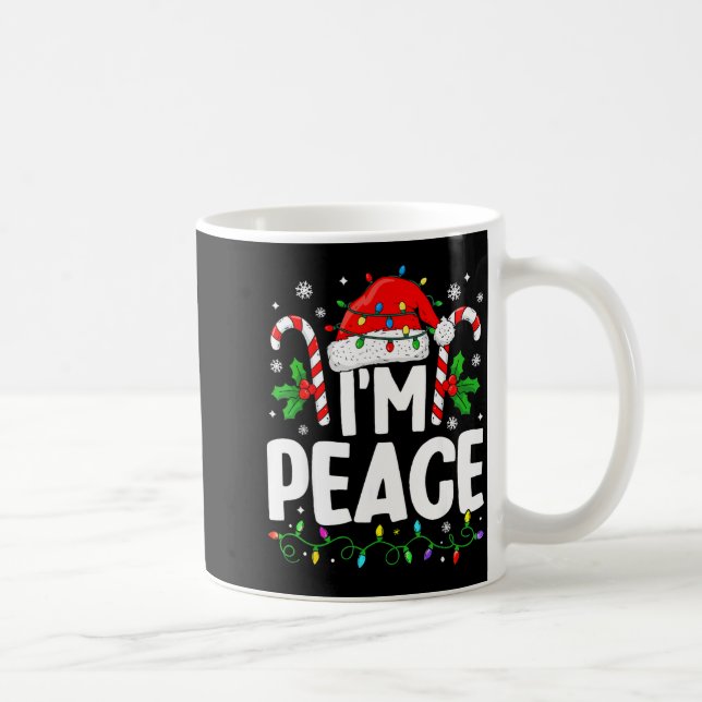 Christmas Funny I Come In Peace Couple Matching Me Kaffeetasse (Rechts)