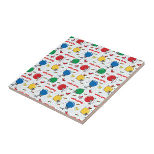 Christmas funny mouse with balls fliese