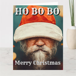 Christmas Funny Novelty HO BO BO Gruß Karte