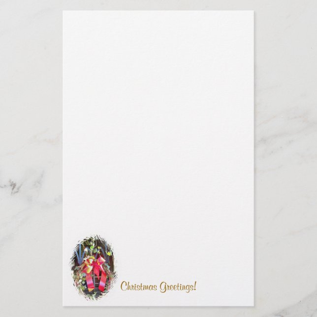 CHRISTMAS GARLAND BRIEFPAPIER (Vorderseite)