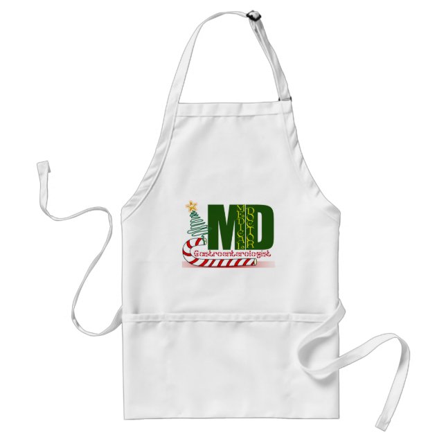 CHRISTMAS GASTROENTEROLOGIST SCHÜRZE (Vorne)