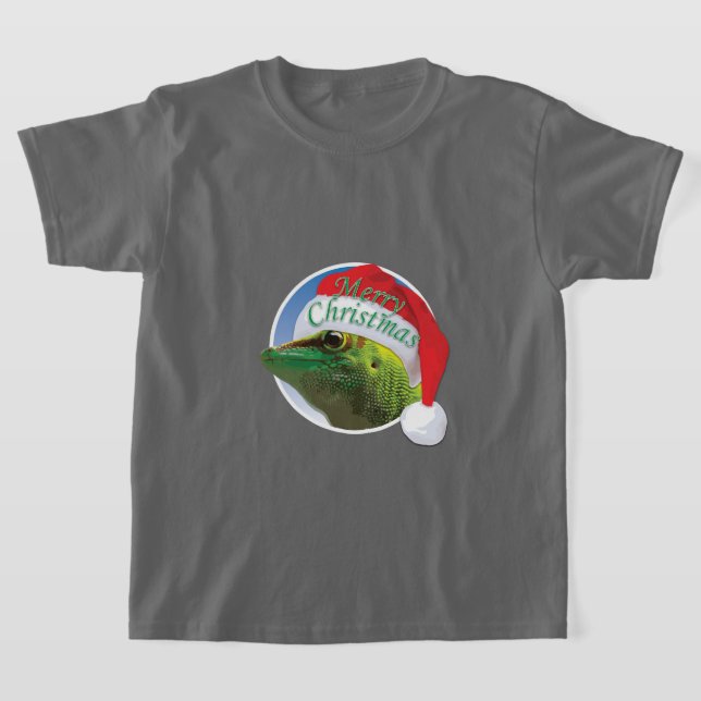 Christmas Gecko - Der grundlegende T - Shirt der K (Ablage )