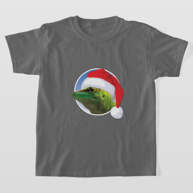 Christmas Gecko - Der grundlegende T - Shirt der K (Ablage )