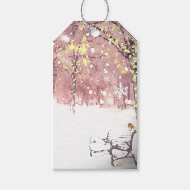 CHRISTMAS - Geschenkartikel - KUNST UND DESIGN Geschenkanhänger (Vorderseite)