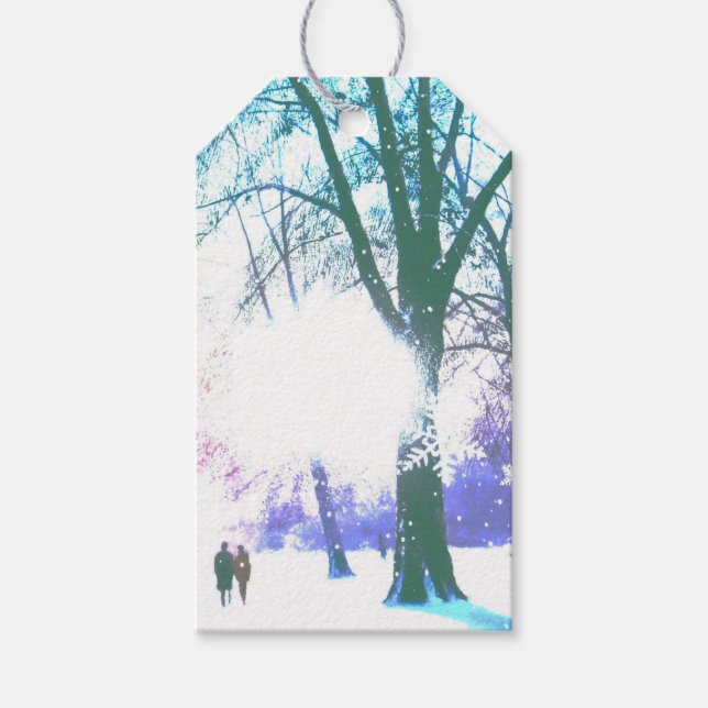 CHRISTMAS - Geschenkartikel - KUNST UND DESIGN Geschenkanhänger (Vorderseite)