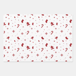 "Christmas" Geschenkpapier Set