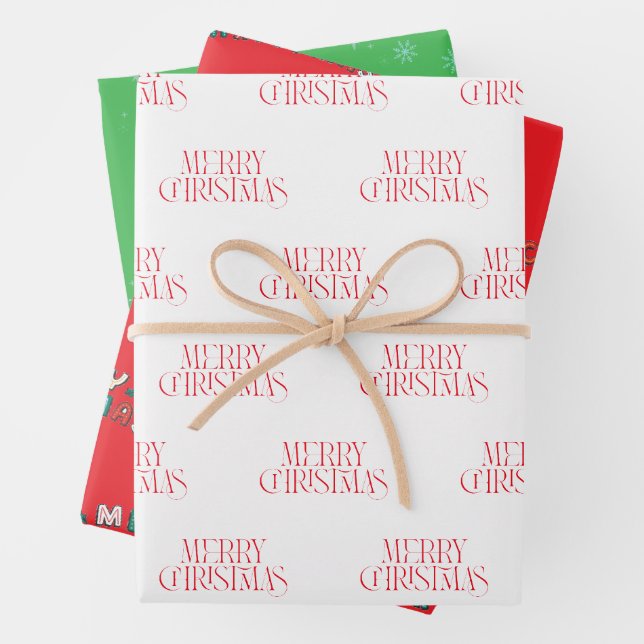 Christmas Geschenkpapier Set (Beispiel)