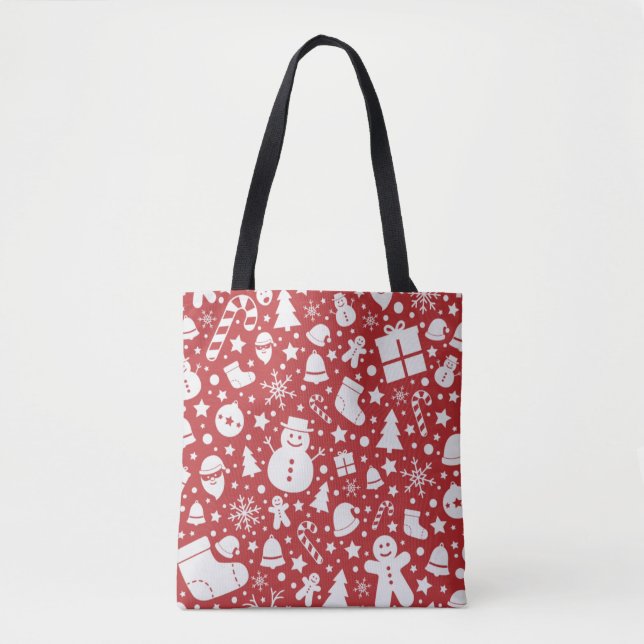 Christmas Gift Bags – Holiday Wrapping Accessories Tasche (Vorderseite)