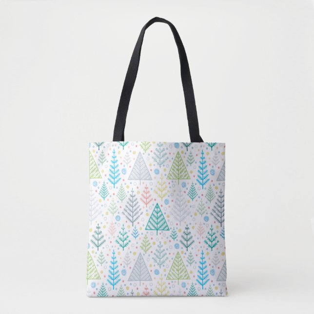 Christmas Gift Bags – Holiday Wrapping Décor Tasche (Vorderseite)