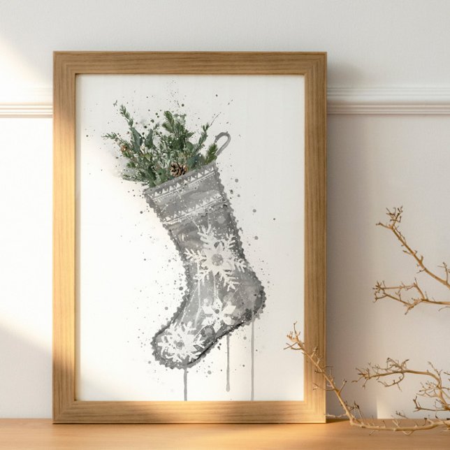 Christmas Gift Christmas Stocking Poster (Von Creator hochgeladen)