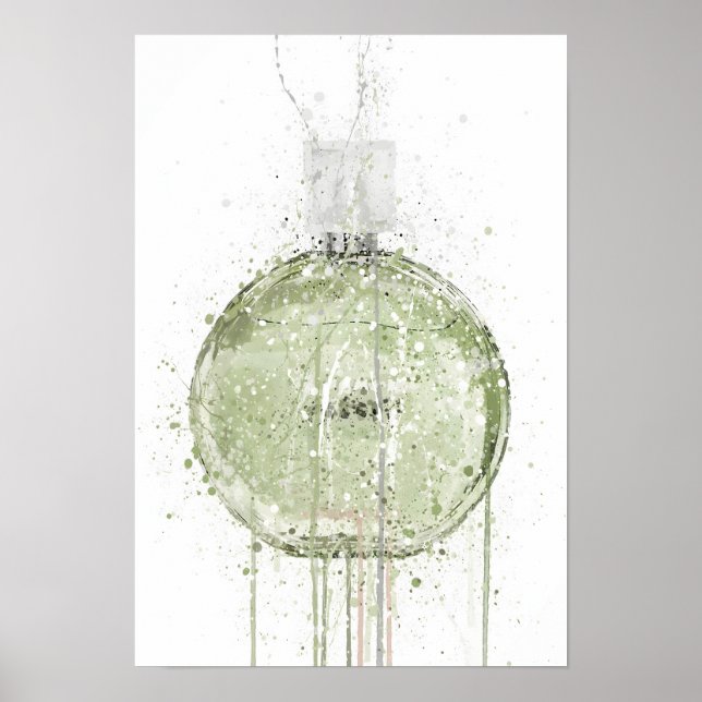 Christmas Gift Fragrance Bottle 'Spring Meadow' Poster (Vorne)
