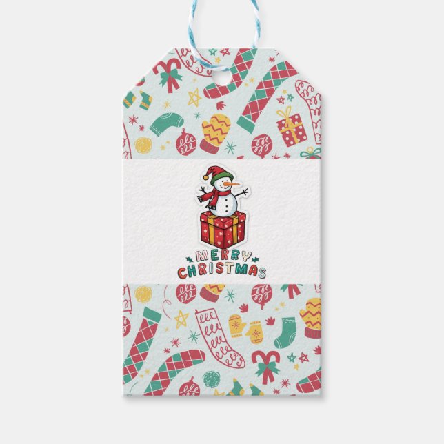 Christmas gift tag  geschenkanhänger (Vorderseite)