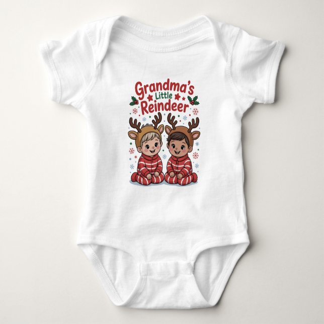 Christmas Gifts for Grandkids Reindeer Shirt (Vorderseite)