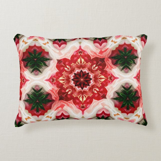 Christmas Gifts Frequency Abstract Winter Cushion Dekokissen (Vorderseite)