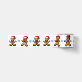 Christmas Gingerbread Man Ribbon Satinband