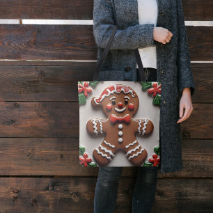 Christmas Gingerbread Man Tasche