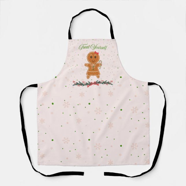 Christmas Gingerbread Woman Schürze (Vorderseite)