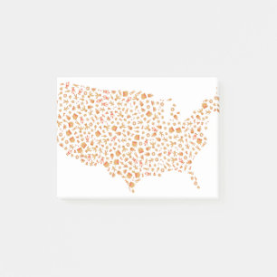 Christmas Gingerbrett Amerika Post-it Klebezettel