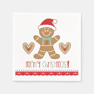 Christmas Gingerbrett Party Napkin Serviette