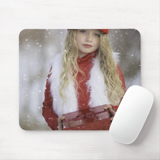 Christmas Girl Mousepad (Mit Mouse)