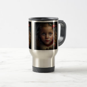 Christmas Girl Travel/Pendlerfahrten, 15 oz Reisebecher
