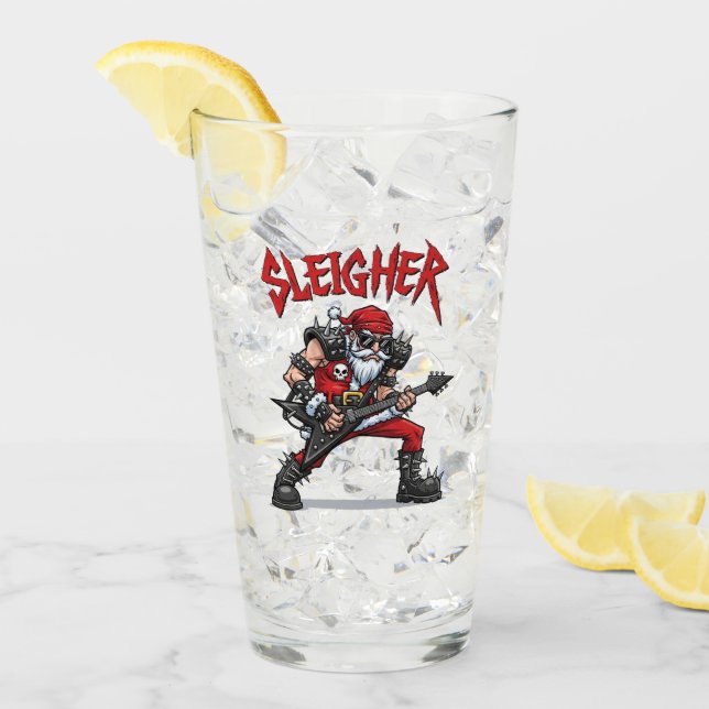 Christmas Glass Cup Glas (Vorderseite Ice)