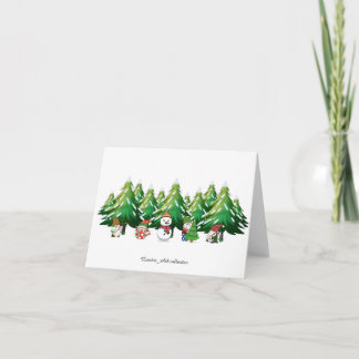Christmas Gnome Card Dankeskarte